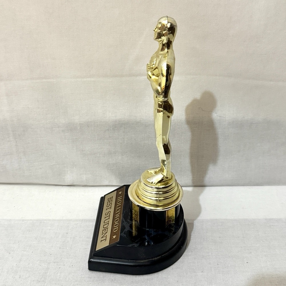 Hollywood Award Trophy Replica Best Student Gift 8" Oscar Style Figure Statue - Picture 4 of 8